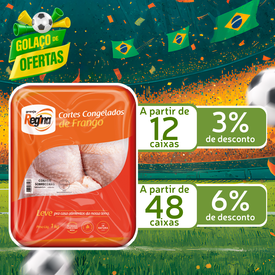 Coxa com Sobre Cong 1kg - Granja Regina
